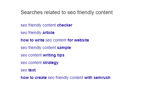 Write SEO Friendly Contents